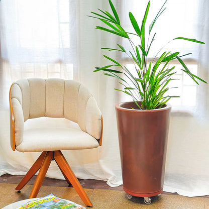 Damascus Wheeled Flower Pots 59x40CM