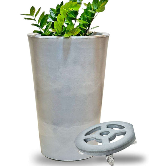 Damascus Wheeled Flower Pots 59x40CM