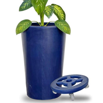 Damascus Wheeled Flower Pots 59x40CM