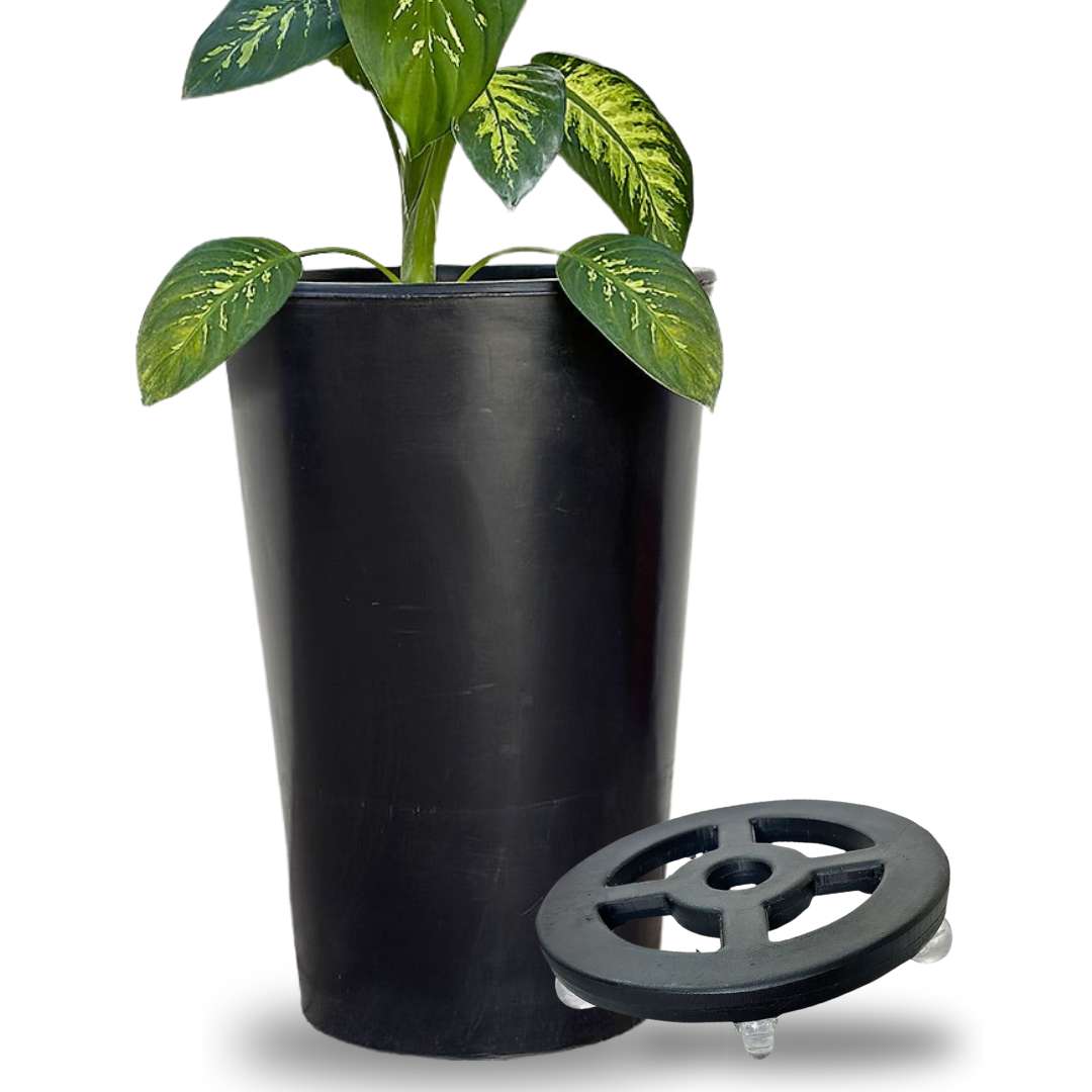 Damascus Wheeled Flower Pots 59x40CM