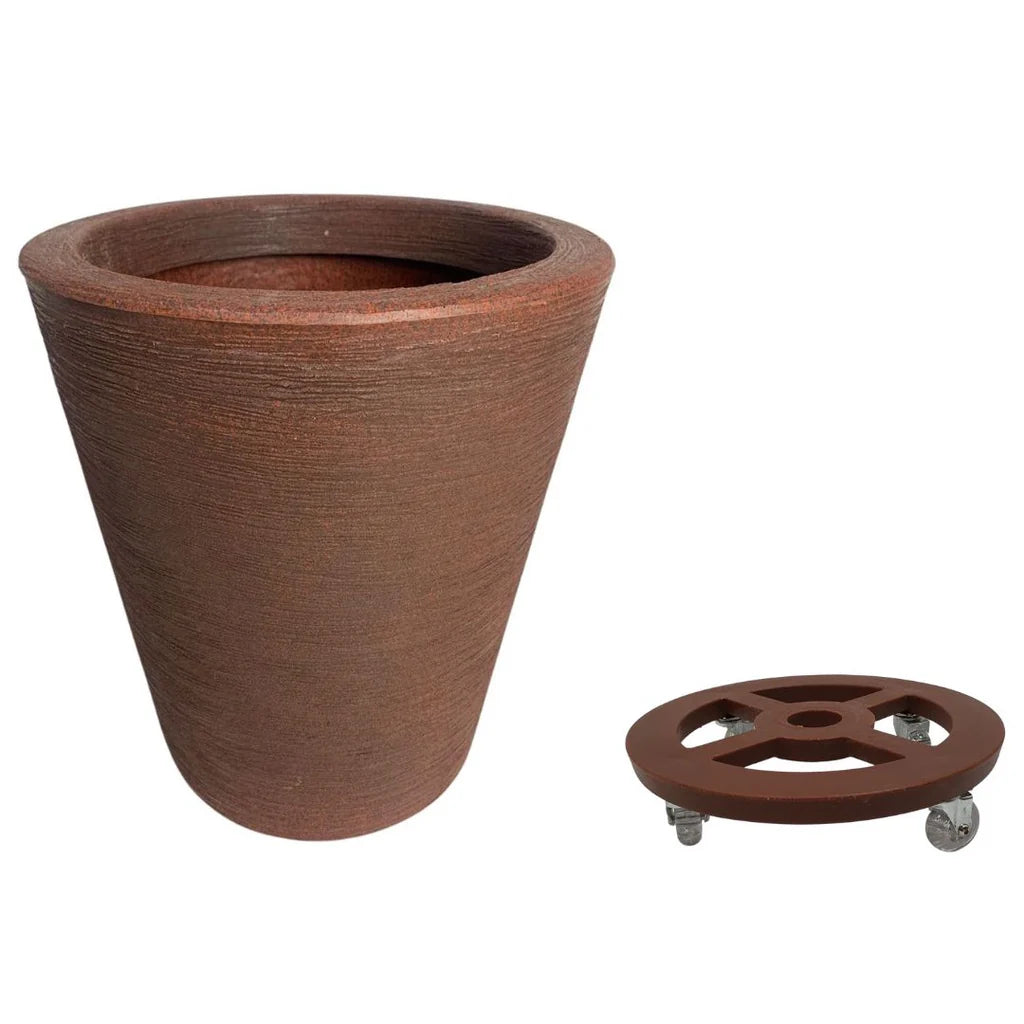 Polyethylene Flower Pot Set 38x33 CM