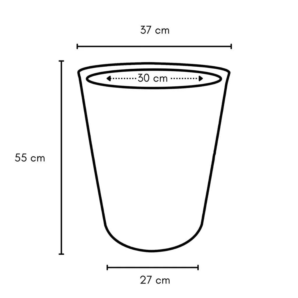 Polyethylene Flower Pot Set 55x37cm