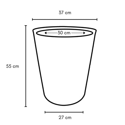 Polyethylene Flower Pot Set 55x37cm