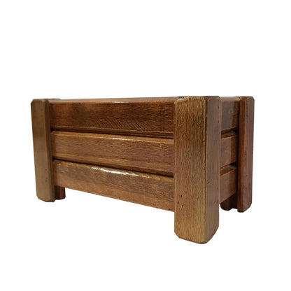 Wooden Slatted Flower Pot 30x16 CM