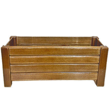 Wooden Slatted Flower Pot 40x16 CM