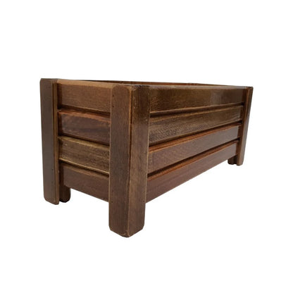 Wooden Slatted Flower Pot 50x16 CM
